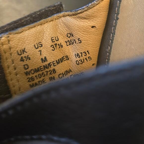 Clarks Unstructured Un Ames Bronze Leather Women's Wedge Sandals 7 - Picture 6 of 6